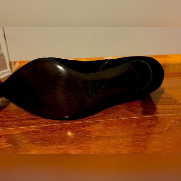 Stuart Weitzman Suede Zipped Ankle Boots - Picture 6 of 6